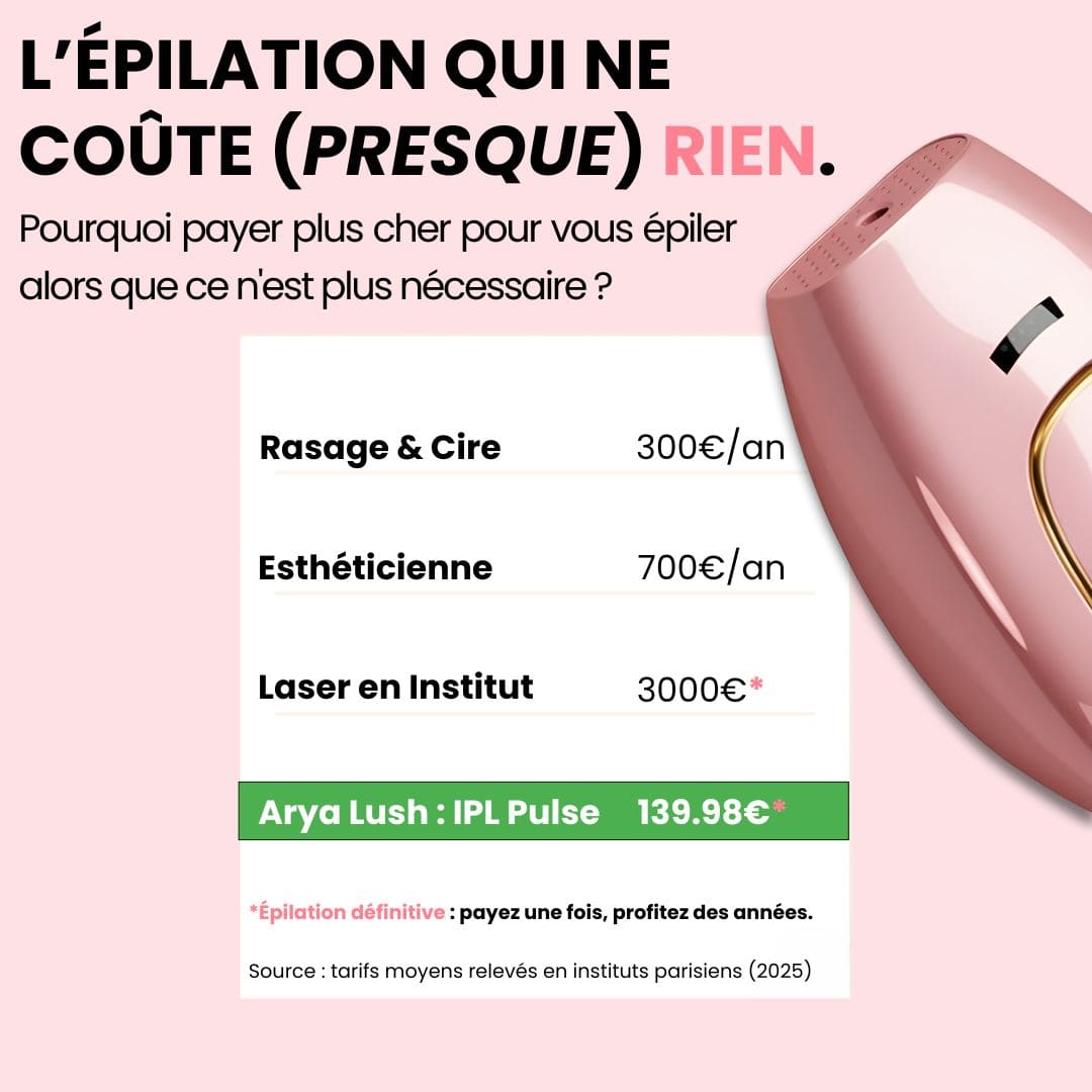 IPL Pulse • Épilateur à Lumière Pulsée