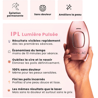 SKINLAC - Épilateur lumière